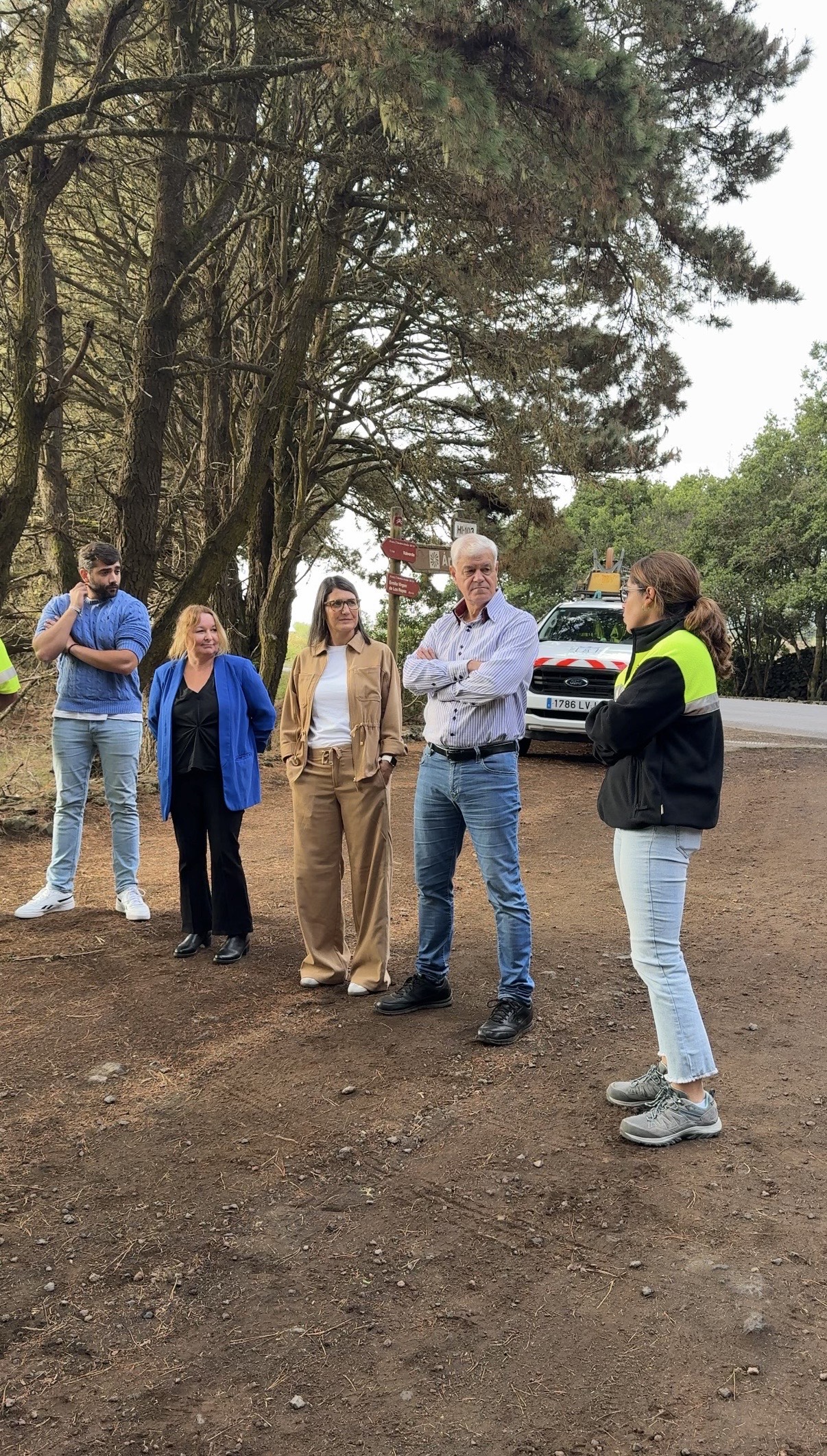 Momento de la visita