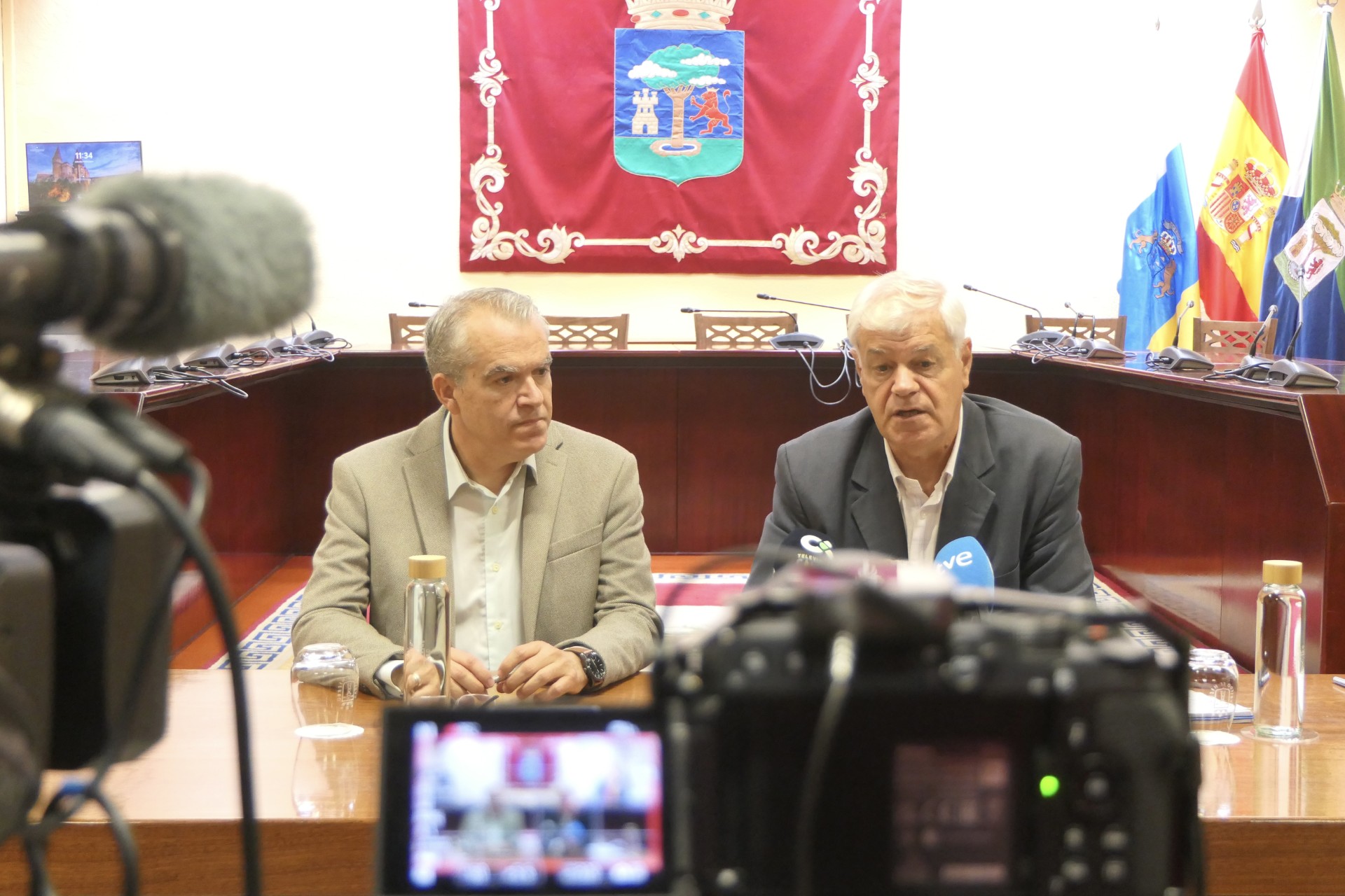 Momento de la rueda de prensa