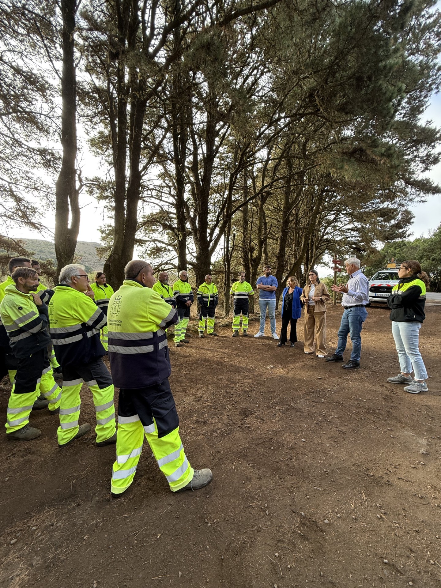 Momento de la visita