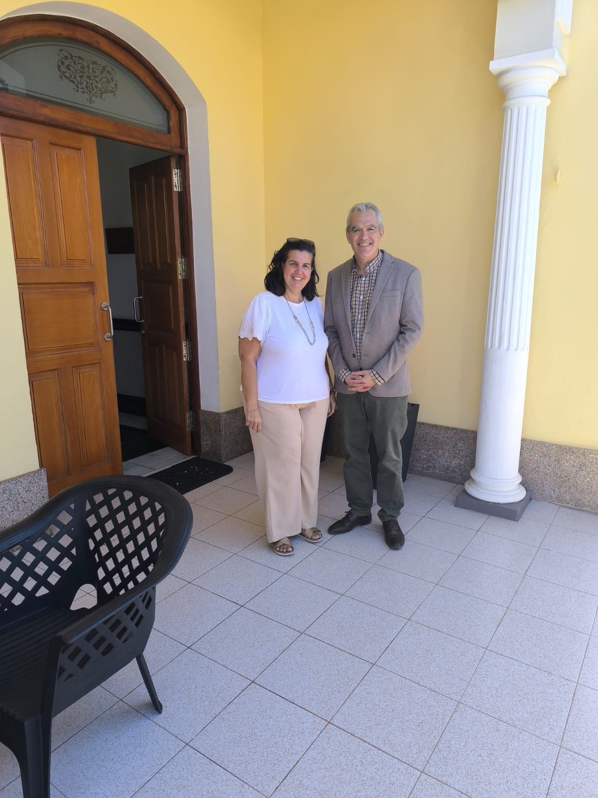 Momento de la visita