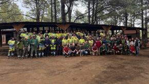 Momento del cierre de la campaña